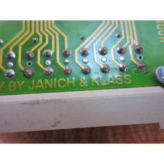 Janich & Klass TIJ-Z-111x Circuit Board  401.011140.0115 - Used