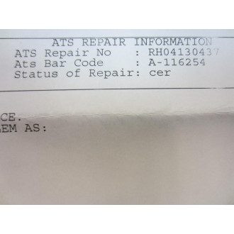 Allen Bradley 1771-HMA CMOS Memory Module 1771HMA 32K - Refurbished