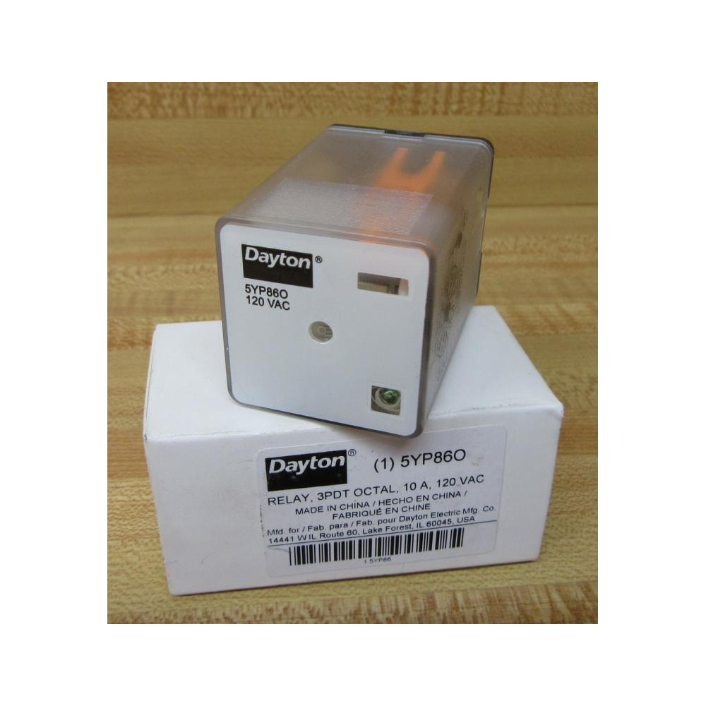 Dayton 5YP86O Relay 5YP860 Dayton 5YP86O Relay 5YP860