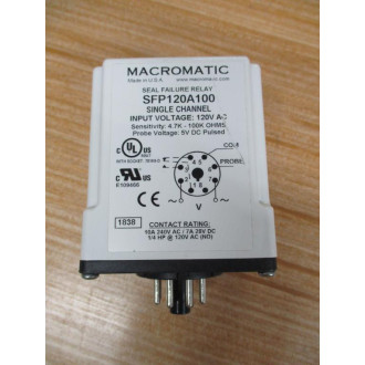 Macromatic SFP120A100 Seal Failure Relay - New No Box