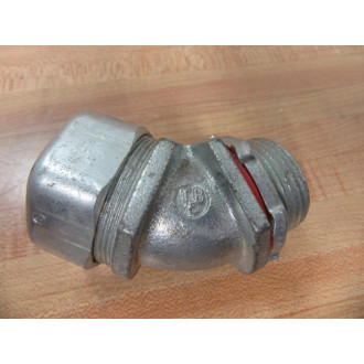 Thomas & Betts 5344 1" 45° Liquidtight Connector (Pack of 3) - New No Box
