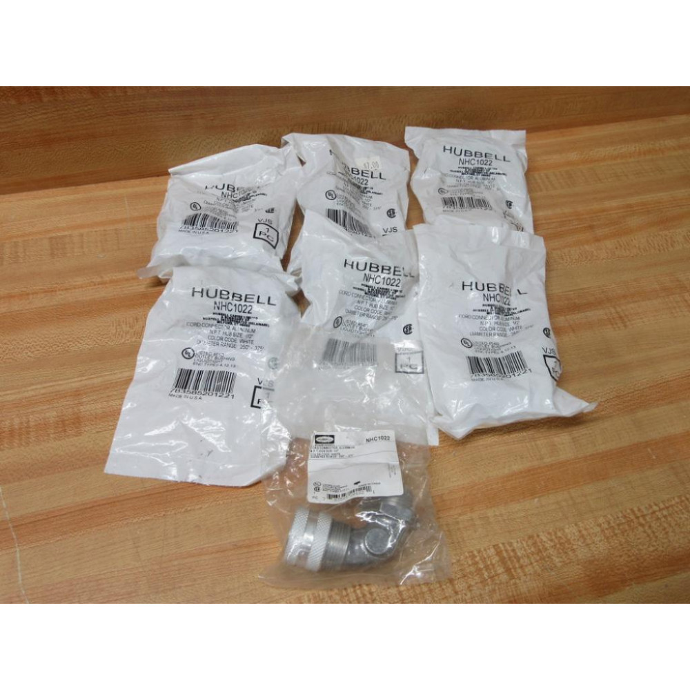 Hubbell NHC1022 12" Cord Connector (Pack of 7) Hubbell NHC1022 12" Cord Connector (Pack of 7)