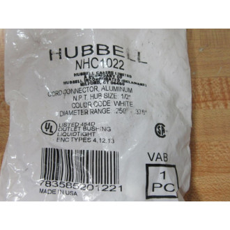 Hubbell NHC1022 12" Cord Connector (Pack of 7)