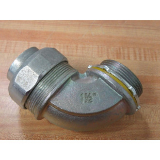 O-ZGedney 4QS-9150 1-12" 90° Liquidtight Connector 4QS9150 (Pack of 4)