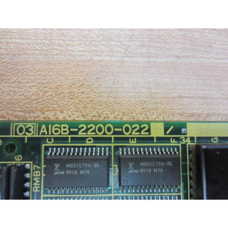 Fanuc A16B-2200-022 Circuit Board A16B2200022 - Used
