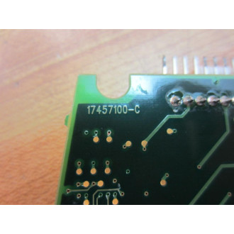 Curtis 17457100-C Circuit Board 17457100C - Used