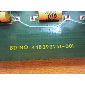 General Electric 44A391799-G01 GE TO1-B Board 44B392251-001 - Used