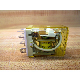 IDEC RH2B-U-DC24V Relay RH2B-U-24V DC 24VDC DC24V 24V DC (Pack of 10) - New No Box