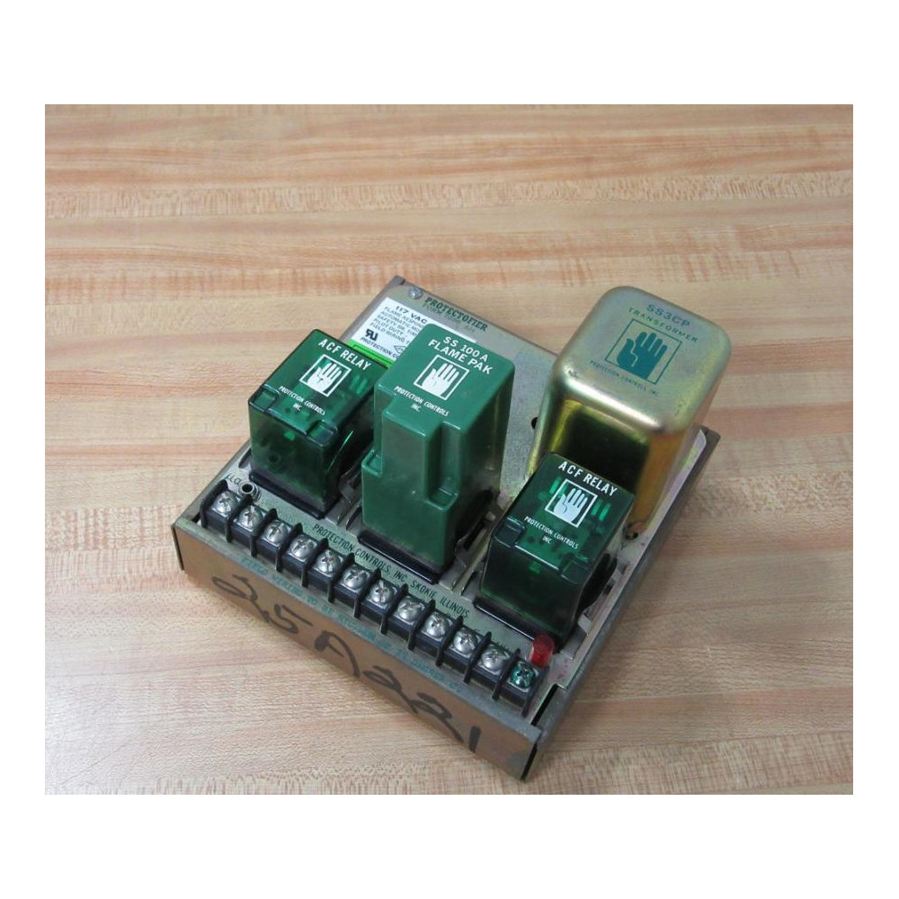 Controls 7256 AH Protectofier 7256AH W Relays 117 VAC - Used Controls 7256 AH Protectofier 7256AH W Relays 117 VAC - Used
