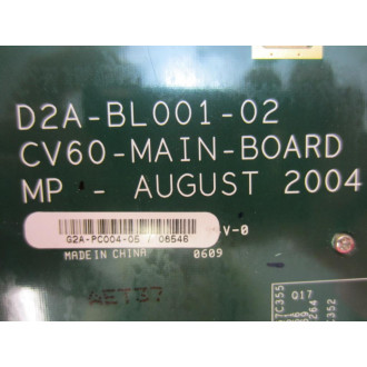 Intermec D2A-BL001-02 CV60-MAIN-BOARD - Used