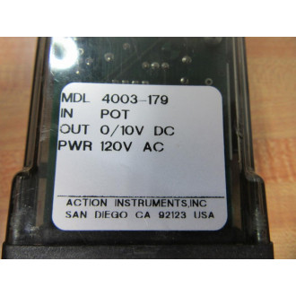 Action Instruments 4003-179 Action Pak Relay 4003179 - Used