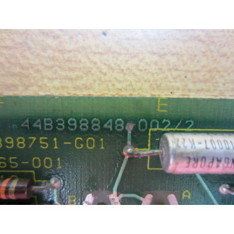 General Electric 44A398751-G01 GE ASR4 Board 44B398665-001 - Used