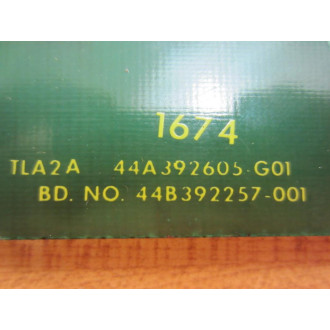 General Electric 44A392605-G01 GE TLA2A Board 44B392257-001 - Used