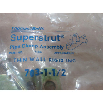 Thomas And Betts 703-1-12 Superstrut Universal Clamp 9 Pair Thomas And Betts 703-1-12 Superstrut Universal Clamp 9 Pair