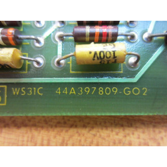 General Electric 44A397809-G02 GE WS31C Board 44A397809G02 - Used