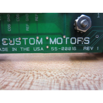 Custom Motors 55-00016 Circuit Board 5500016 - Used