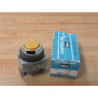 IDEC ABS110N Izuni Push Button Yellow