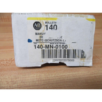 Allen Bradley 140-MN-0100 Motor Starter 140MN0100 Ser. B, 0.6-1.0A