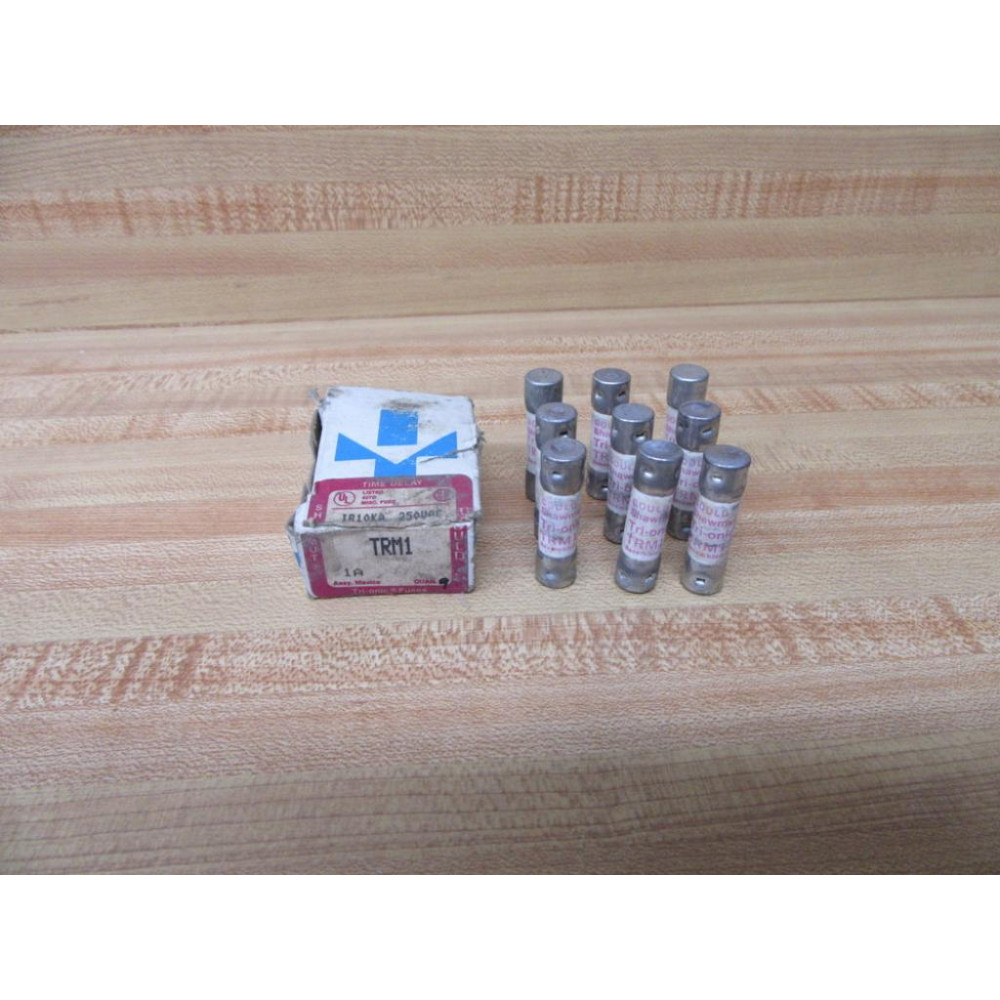 Gould Shawmut Ferraz TRM-1 Mersen Fuse TRM1 (Pack of 9) Gould Shawmut Ferraz TRM-1 Mersen Fuse TRM1 (Pack of 9)
