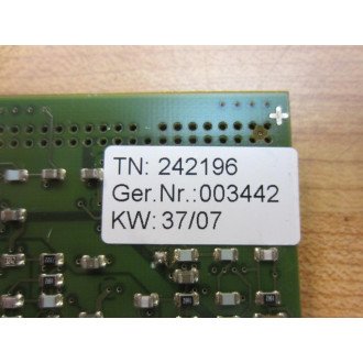 Hommelwerke 243208 Circuit Board - Used