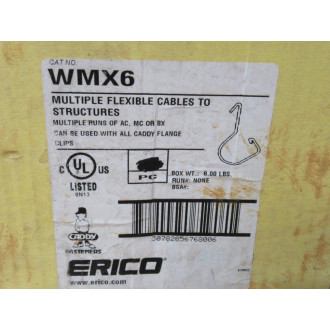Erico Caddy WMX6 Cable Hanger (Pack of 50) Erico Caddy WMX6 Cable Hanger (Pack of 50)