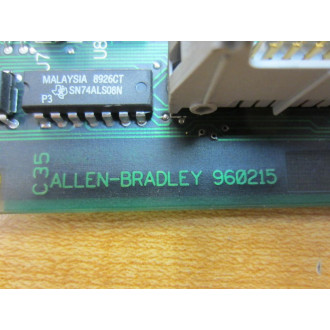 Allen Bradley 960215 Circuit Board 960215-01 Chipped Connector Housing - Used