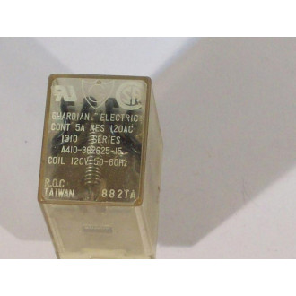 Guardian Electric A410-362625-15-120AC Relay A410-362625-15-120V AC - New No Box