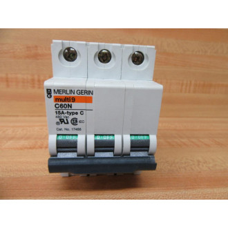 Square D MG17466 Merlin Gerin 15A Breaker 17466 Schneider