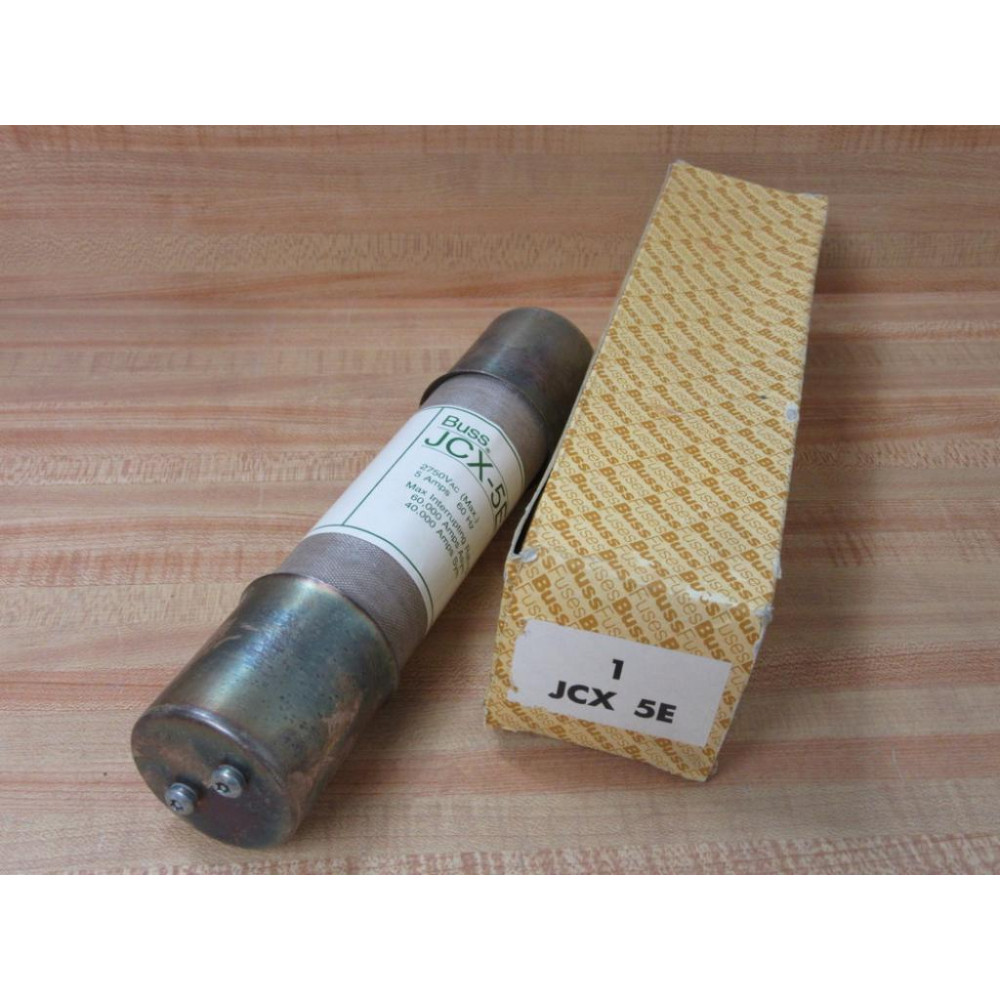 Bussmann JCX-5E Buss High Voltage Fuse JCX5E Bussmann JCX-5E Buss High Voltage Fuse JCX5E