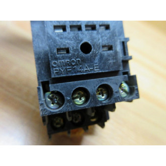 Omron PYF14A-E Relay Socket PYF14AE (Pack of 5) - Used
