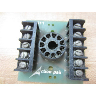 Action Pak MO11 Relay Socket M011 - Used