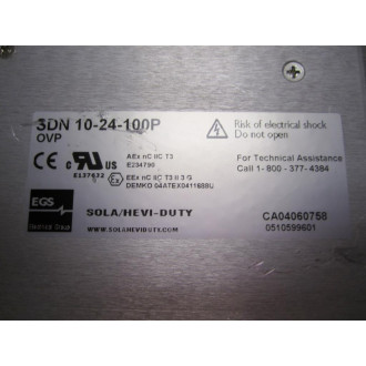 Sola SDN 10-24-100P Emerson SDN1024100P Power Supply Tested - Used