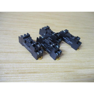 Omron P2RF-05 Relay Socket P2RF05 WO Clip (Pack of 4) - New No Box