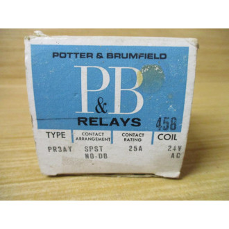 Potter & Brumfield PR3AY-24 Relay PR3AY-24VAC