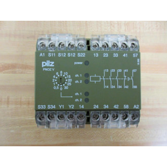 Pilz PNOZ V 30S 24 VDC 47490 Safety Relay PNOZV30S24VDC47490 - Used