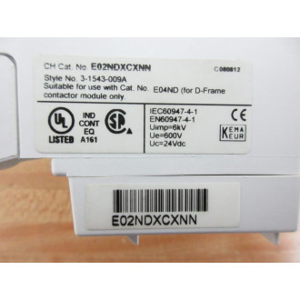 Cutler-HammerEaton E04ND85X3N Contact Block - Used