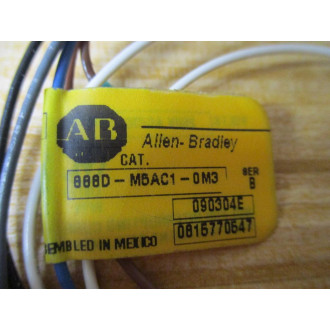 Allen Bradley 888D-M5AC1-0M3 Receptacle 888DM5AC10M3 - New No Box