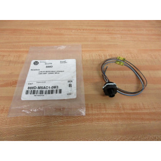 Allen Bradley 888D-M5AC1-0M3 Receptacle 888DM5AC10M3