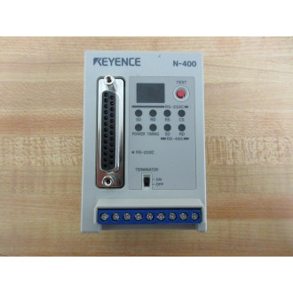 Keyence N-400 Bar Code Scanner Controller N400 - Used