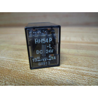 Fuji HH54P-L-DC24V Relay HH54P-L-24V DC 24VDC - New No Box