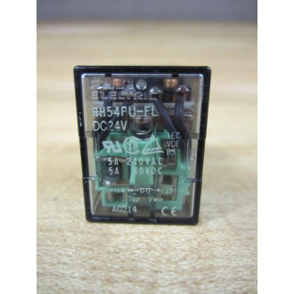 Fuji Electric HH54PU-FL-DC 24V Relay HH54PU-FL-24V DC 24VDC - New No Box