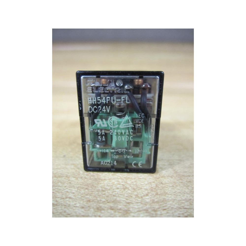 Fuji Electric HH54PU-FL-DC 24V Relay HH54PU-FL-24V DC 24VDC - New No Box