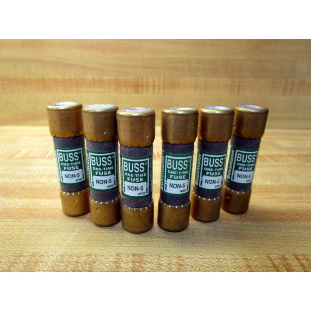 Buss NON-5 Bussmann Fuse Cross Ref 6C166 (Pack of 6) - New No Box Buss NON-5 Bussmann Fuse Cross Ref 6C166 (Pack of 6) - New No Box