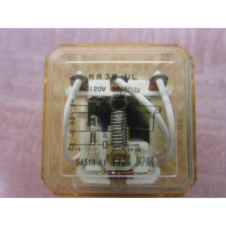 IDEC RR3B-UL-AC120V Relay RR3B-UL-120V AC 120VAC - New No Box IDEC RR3B-UL-AC120V Relay RR3B-UL-120V AC 120VAC - New No Box