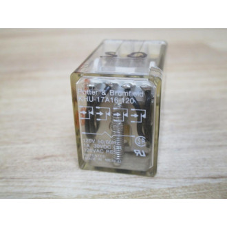 Potter & Brumfield KHU-17A16-120V Relay KHU-17A16-120VAC - Used