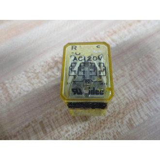IDEC RY4S-U-AC120V Relay RY4S-U-120V AC 120VAC (Pack of 8) - Used