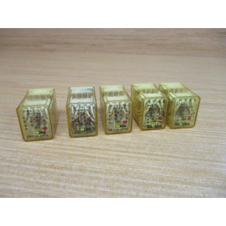 IDEC RY4S-UL-DC24V Relay RY4S-UL-24V DC 24VDC (Pack of 5) - Used