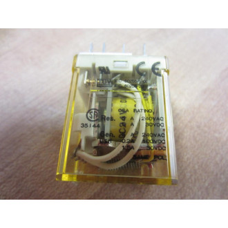IDEC RY4S-UL-DC24V Relay RY4S-UL-24V DC 24VDC 5A 240VAC (Pack of 5) - Used