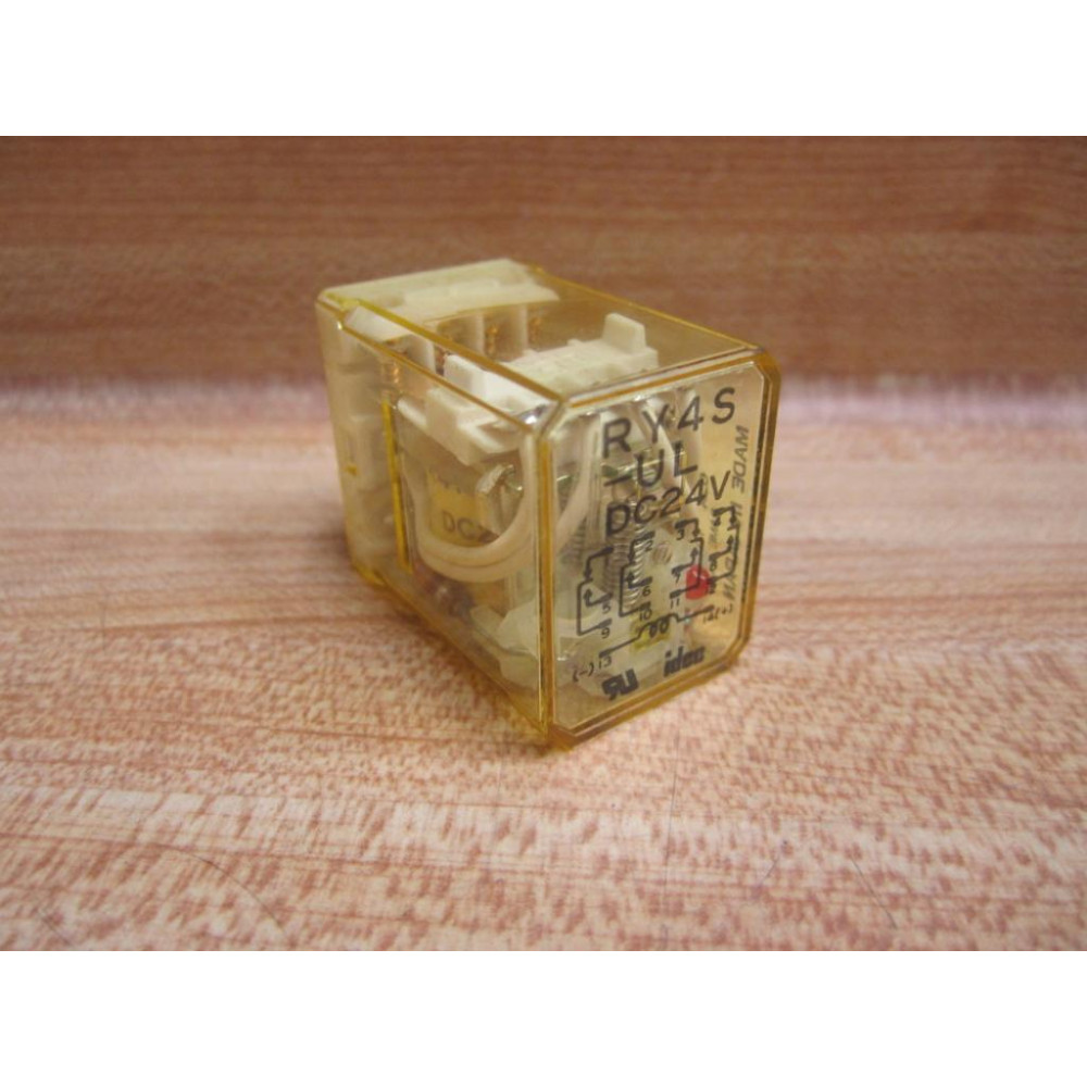 IDEC RY4S-UL-DC24V Relay RY4S-UL-24V DC 24VDC - New No Box IDEC RY4S-UL-DC24V Relay RY4S-UL-24V DC 24VDC - New No Box