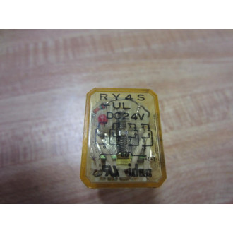 IDEC RY4S-UL-DC24V Relay RY4S-UL-24V DC 24VDC Chipped Clip - Used IDEC RY4S-UL-DC24V Relay RY4S-UL-24V DC 24VDC Chipped Clip - Used